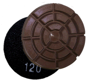 Wet 4-3/8" Special Long Life Pad for Concrete